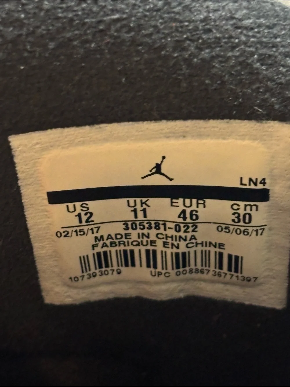 Nike Air Jordan 8 Retro Bred 2017 authentic